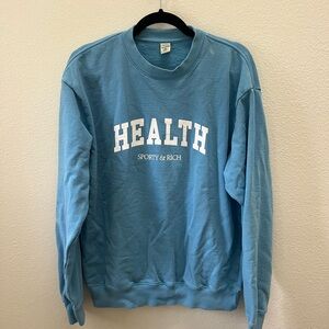 SPORT AND RICH CREWNECK SWEATSHIRT
